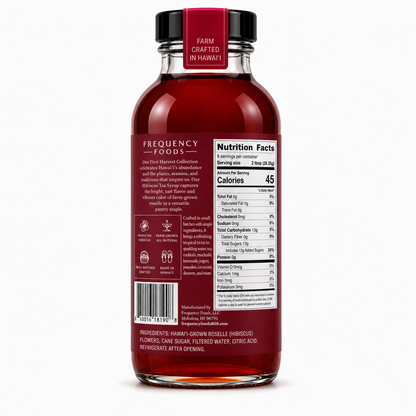 Hibiscus syrup nutrition facts and ingredients